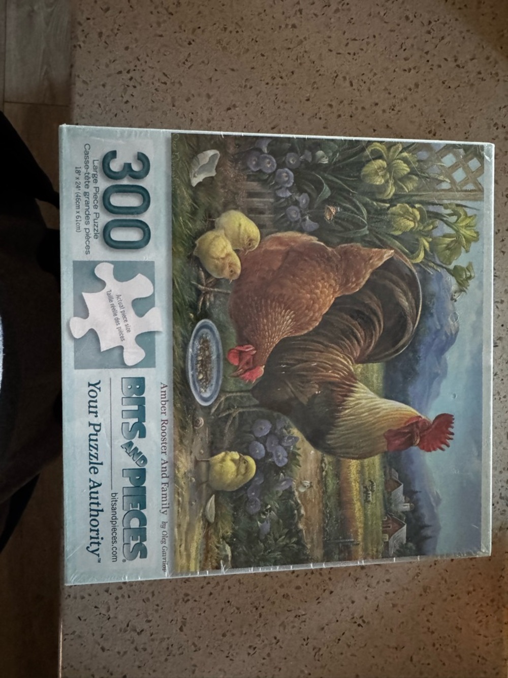 Bits and Pieces 300-Piece Chicken Farm Puzzle - Multi